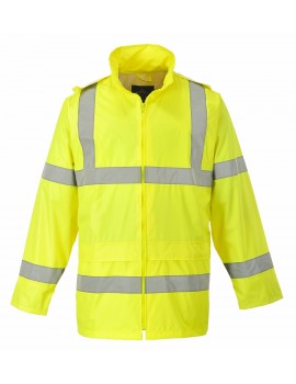 H440 - Hi-Vis Rain Jacket - Yellow Clothing